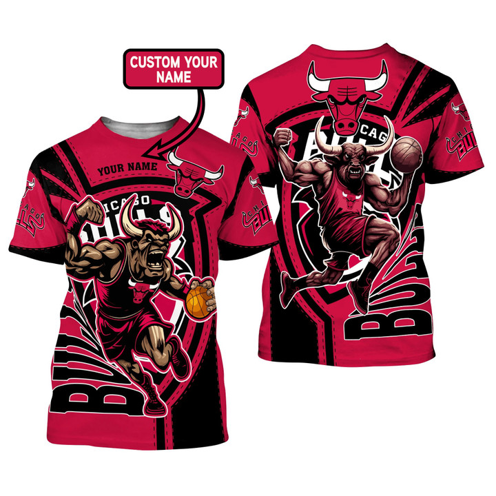 Chicago Bulls - National Basketball Association 2023 Unisex Customize 3D T-Shirt V3