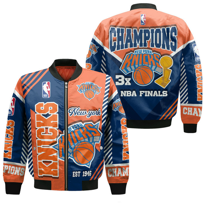 New York Knicks - National Basketball Association 2023 Unisex 3D Bomber Jacket V1