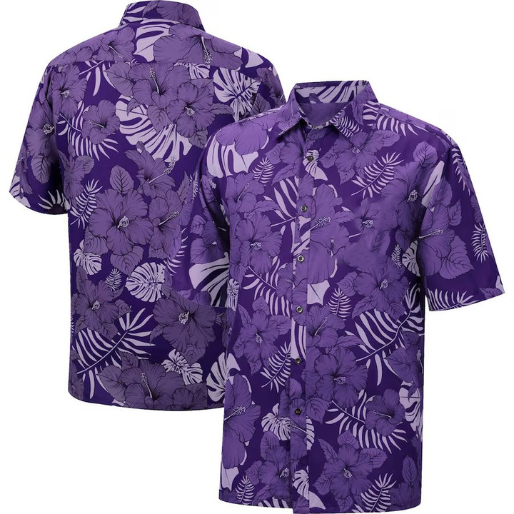 K-State Wildcats Summer Pattern Printed On Over 3D Hawaiian Shirt