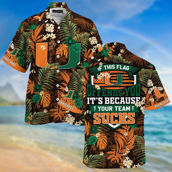 Miami Hurricanes Summer This Season Gift For Fans 3D Hawaiian Shirt