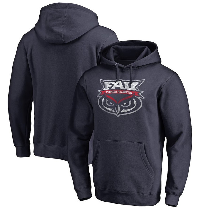 FAU Owls Pattern Classic Primary Pullover 2D Hoodie