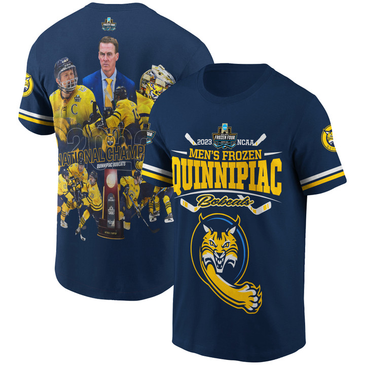 Quinnipiac Bobcats - National Collegiate Athletic Association 2023 Unisex AOP T-Shirt V5