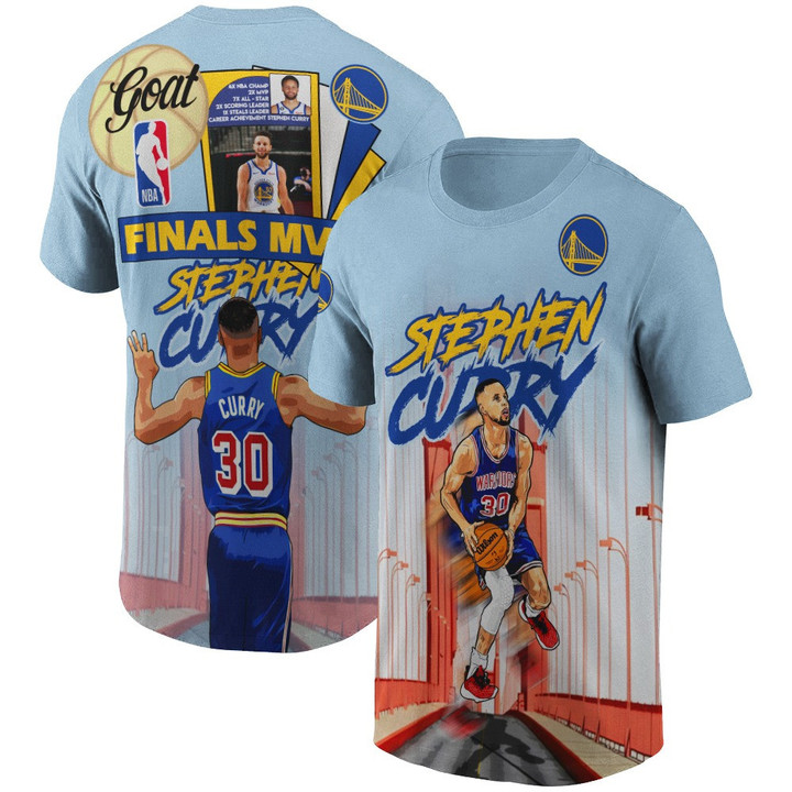 Stephen Curry Star Of The Golden State Warriors Print 3D T-Shirt