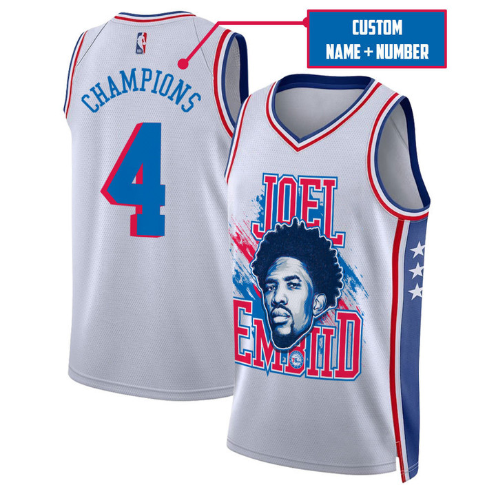 Philadelphia 76ers - National Basketball Association 2023 Customized AOP Basketball Jersey V1