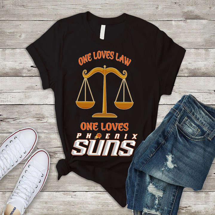 One Loves Law One Loves Phoenix Suns Print 2D T-Shirt For Women's
