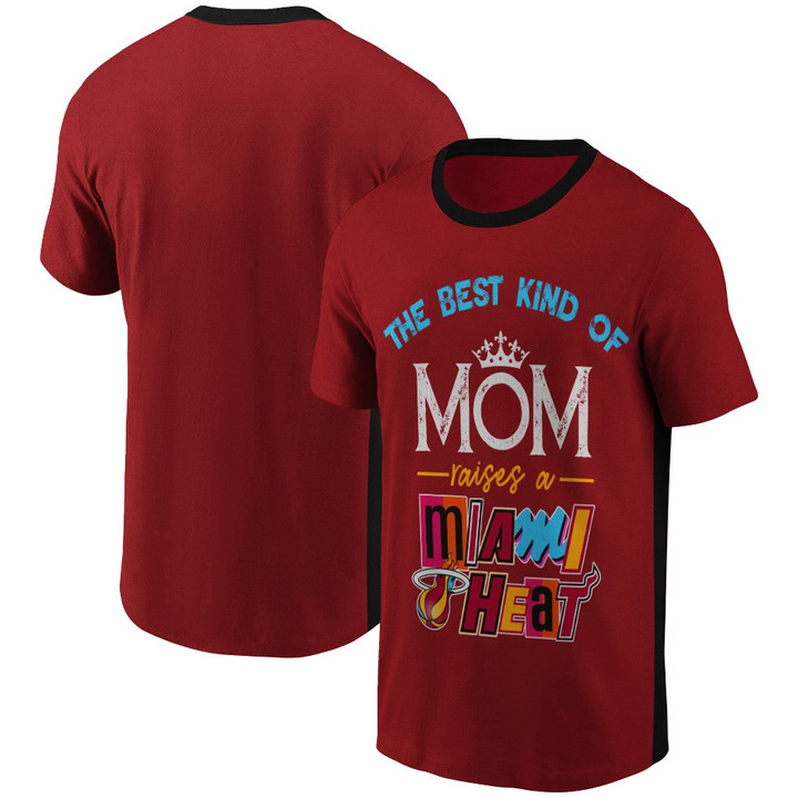 The Best Kind Of Mom Raises A Miami Heat Print 3D T-Shirt