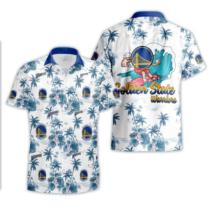 Golden State Warriors - National Basketball Association 2023 AOP Hawaiian Shirt V48