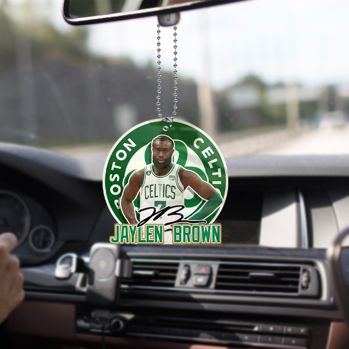 Jaylen Brown Boston Celtics Ornament Decor For Car Mirror And Backpack