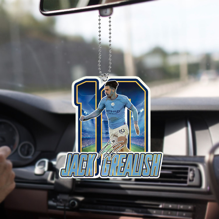 Jack Grealish Manchester City Ornament Decor For Car Mirror And Backpack