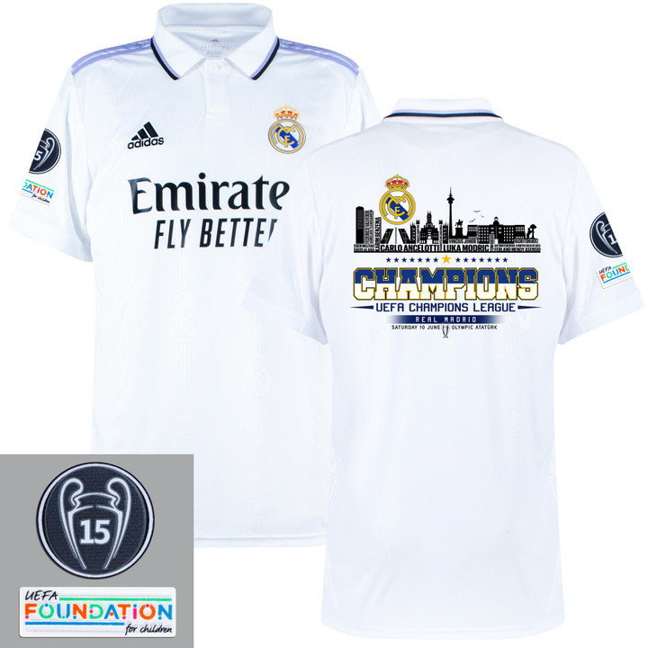 Real Madrid Champions 2023 UEFA Champions Leauge Men Jersey