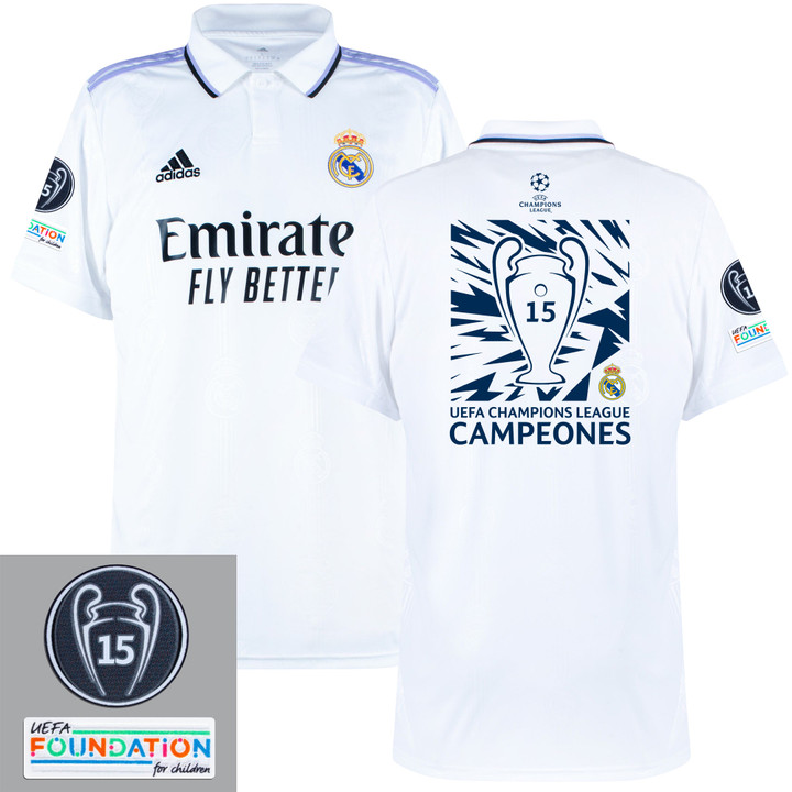 Real Madrid Champions 2023 UEFA Champions Leauge Men Jersey