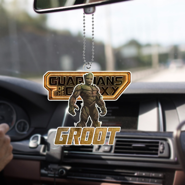 Groot Guardians Of The Galaxy Ornament Decor For Car Mirror And Backpack