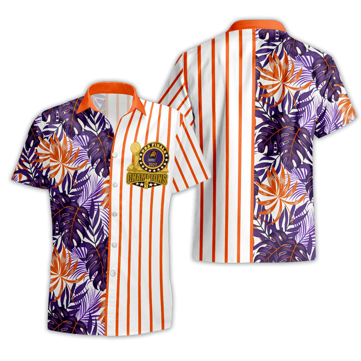Phoenix Suns NBA Champions Pattern Print Hawaiian Shirt