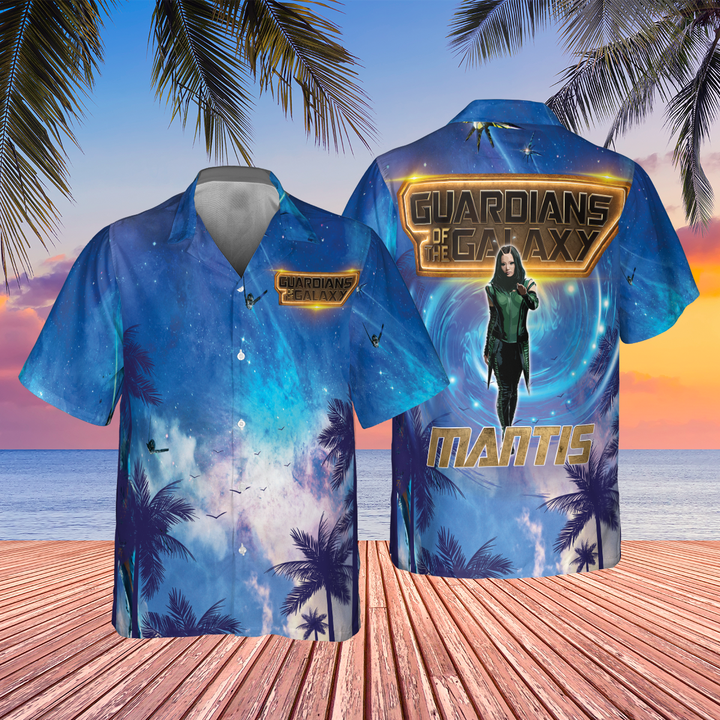 Mantis Guardians Of The Galaxy Universe Background 2023 AOP Hawaiian Shirt