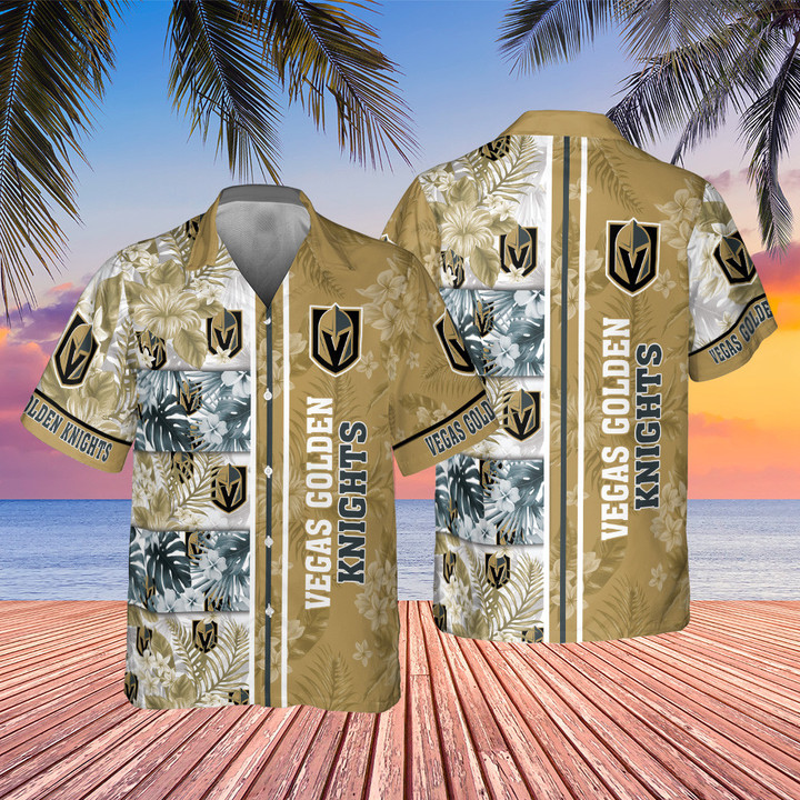 Vegas Golden Knights National Hockey League 2023 V1 AOP Hawaiian Shirt SH1NHFI