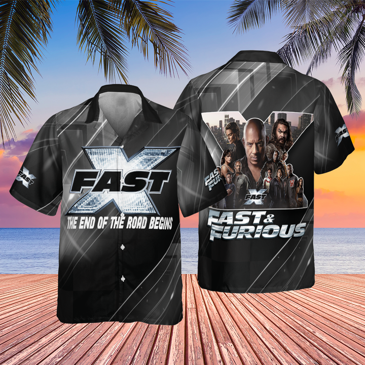 Fast And Furious X The End Of The Road Begin AOP Hawaiian Shirt