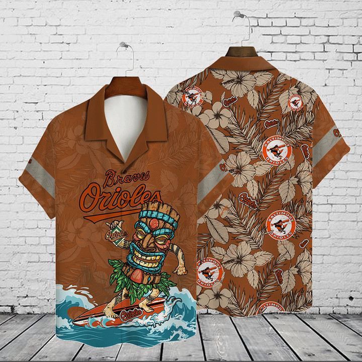 Baltimore Orioles - Major League Baseball 2023 AOP Hawaiian Shirt V12