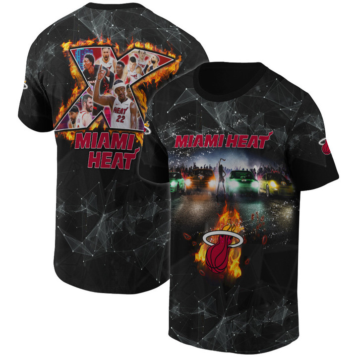 Miami Heat Too Fast Too Furious X 2023 AOP T-Shirt