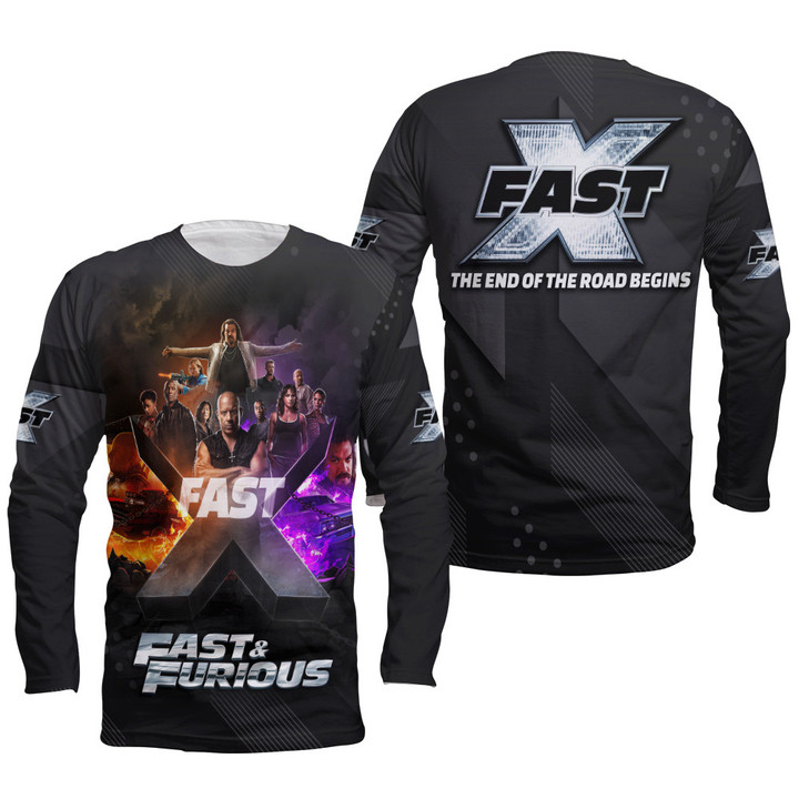Fast X The End Of The Road Begins Limited Edition 2023 3D Long Sleeve