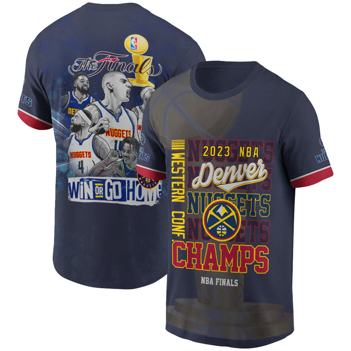 Denver Nuggets - National Basketball Association 2023 AOP T-Shirt V7