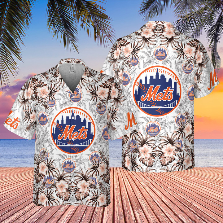 New York Mets - Major League Baseball 2023 AOP Hawaiian Shirt V37