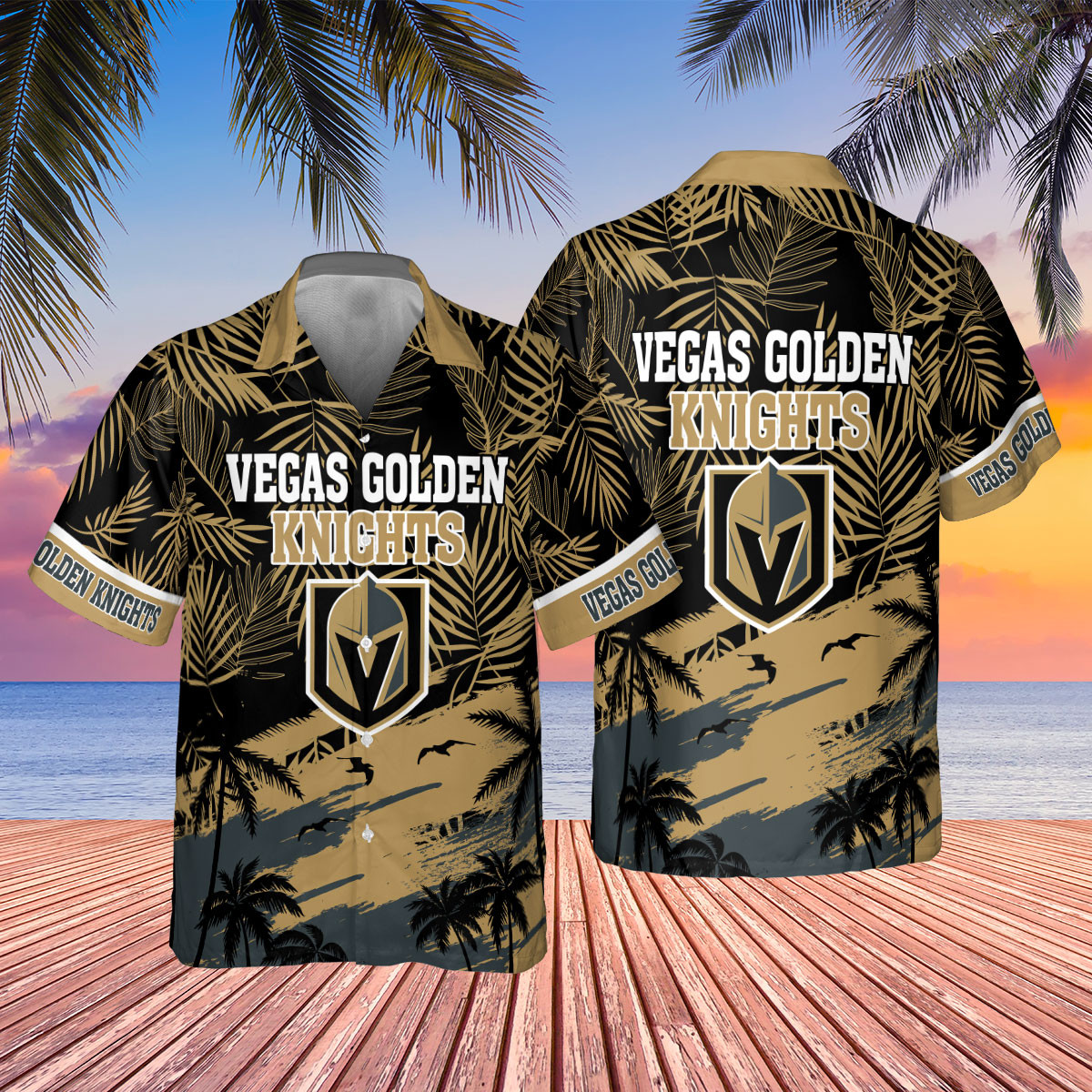 Vegas Golden Knights 2023 AOP Hawaiian Shirt SH1NHFI