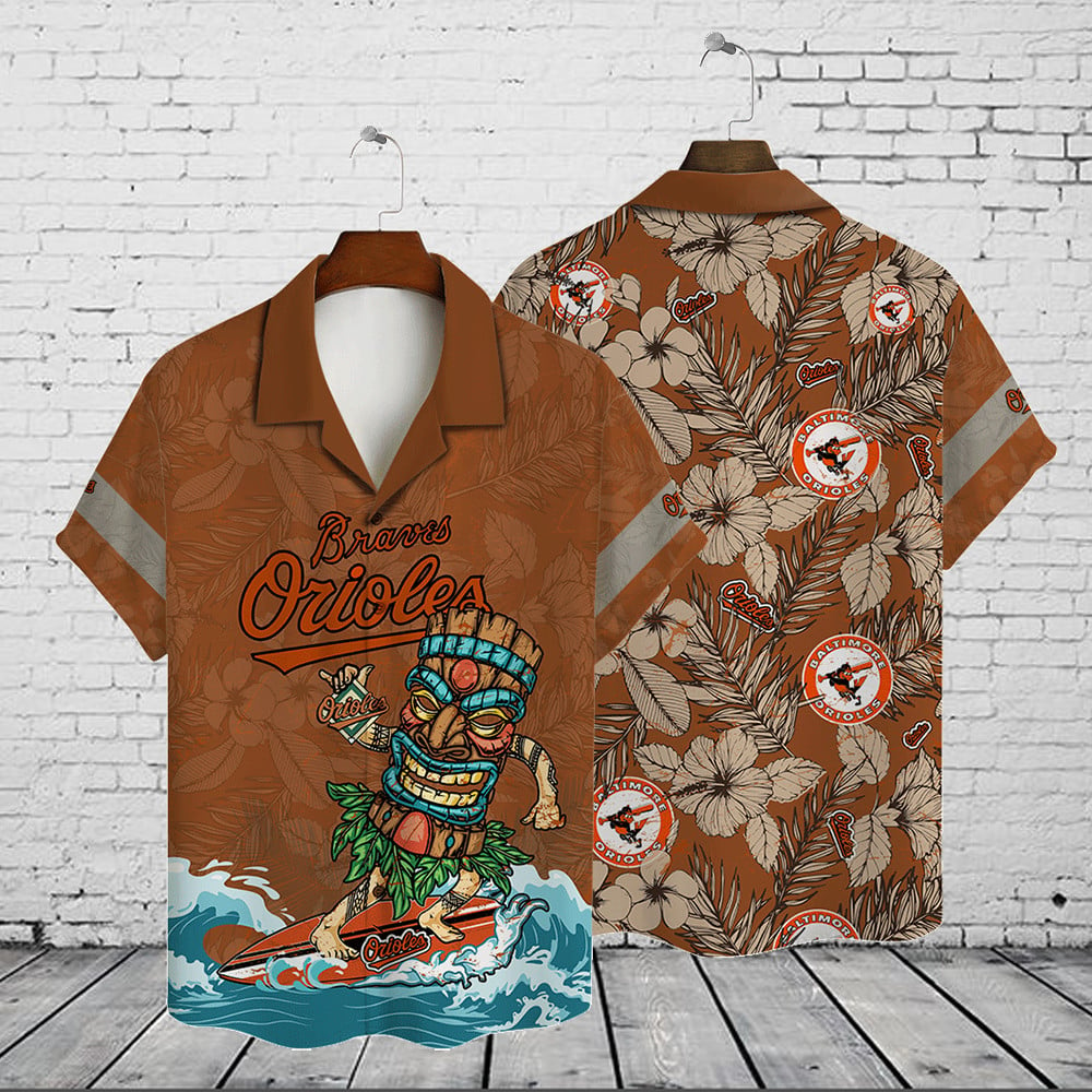 Baltimore Orioles 2023 AOP Hawaiian Shirt V12