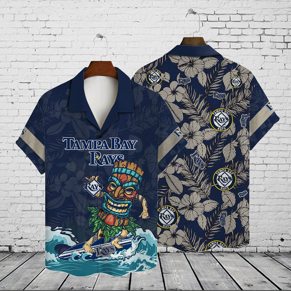 Tampa Bay Rays 2023 AOP Hawaiian Shirt V14
