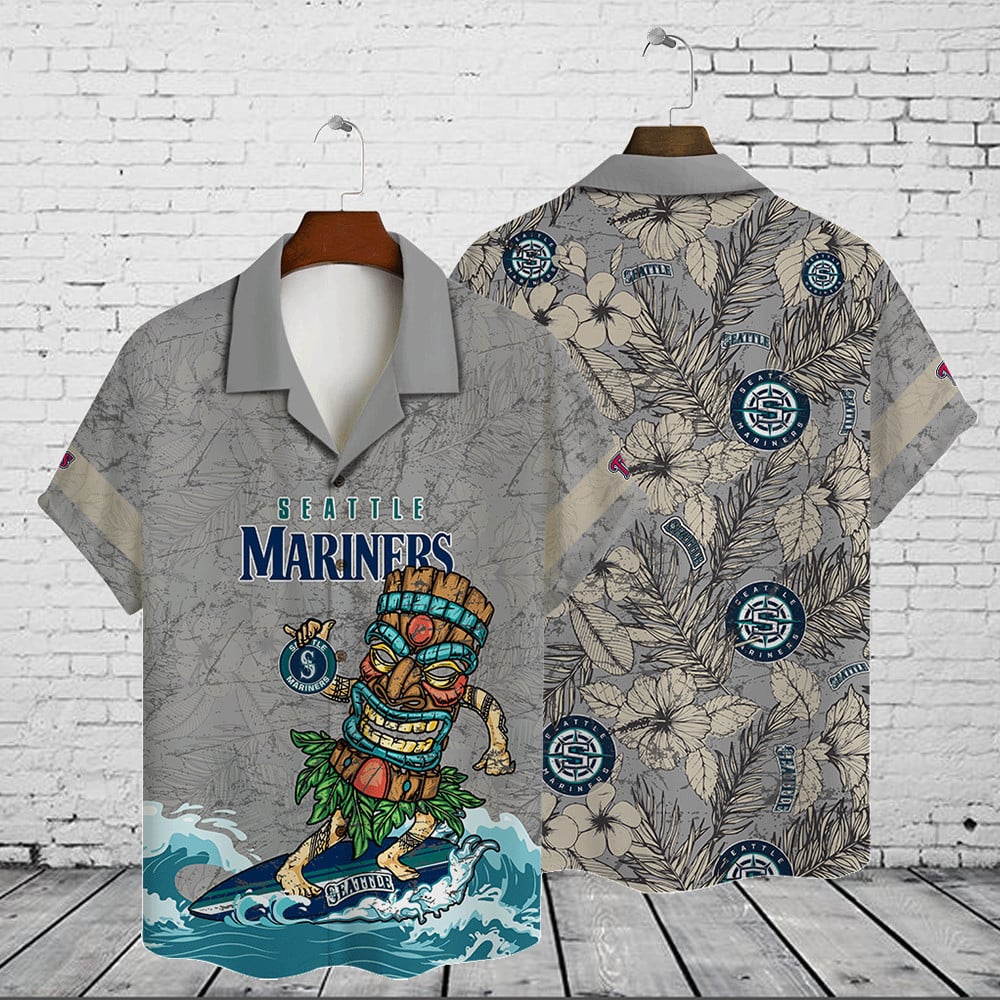 Seattle Mariners 2023 AOP Hawaiian Shirt V21