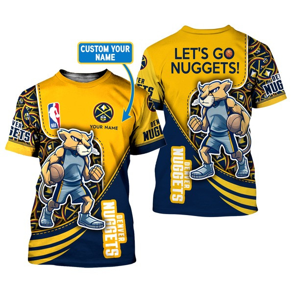 Denver Nuggets - National Basketball Association 2023 Unisex Customize 3D T-Shirt V1