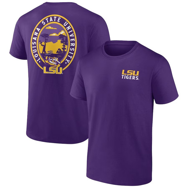 LSU Tigers Staycation Purple 2D T-Shirt