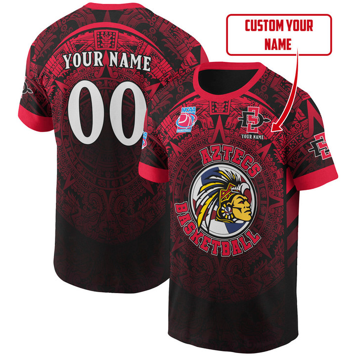 San Diego State Aztecs - National Collegiate Athletic Association 2023 Unisex Customized AOP T-Shirt V3