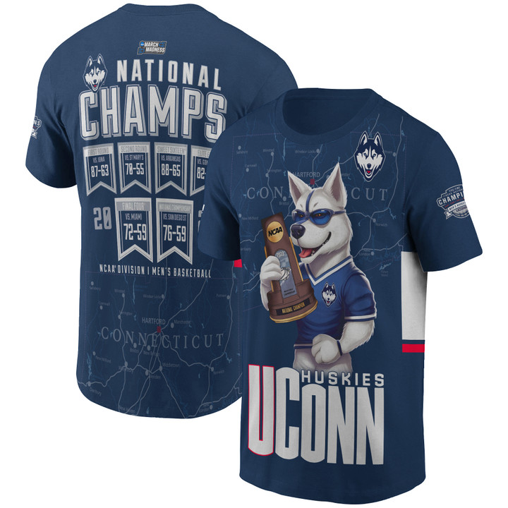 UConn Huskies - National Collegiate Athletic Association 2023 Unisex AOP T-Shirt V4