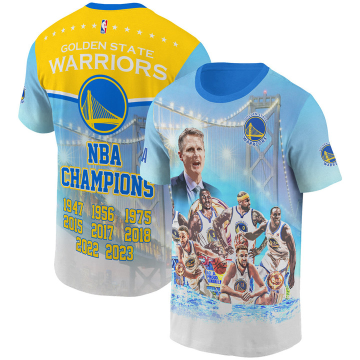 Golden State Warriors - National Basketball Association 2023 Unisex AOP T-Shirt V8