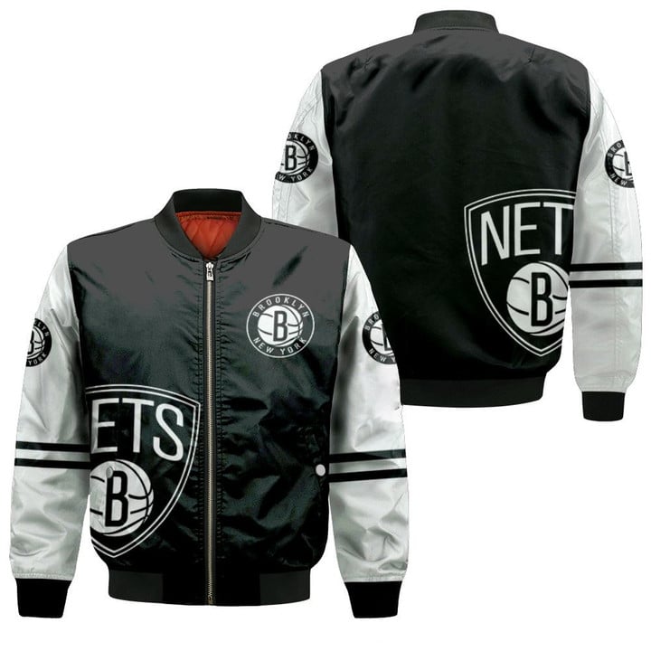 Brooklyn Nets National Basketball Association 2023 3D Bomber Jacket