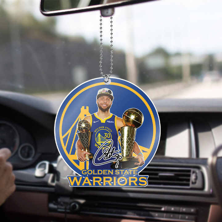 Stephen Curry Career Stats Ornament Decor For Car Mirror And Backpack