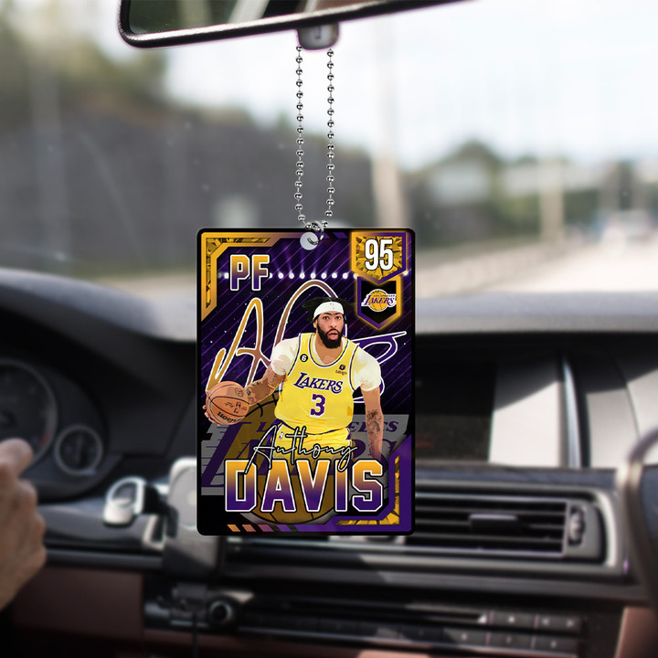 Anthony Davis Los Angeles Lakers Ornament Decor For Car Mirror And Backpack