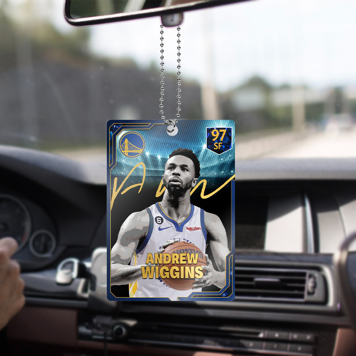 Andrew Wiggins Golden State Warriors Ornament Decor For Car Mirror And Backpack