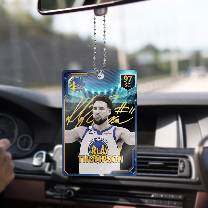 Klay Thompson Golden State Warriors Ornament Decor For Car Mirror And Backpack