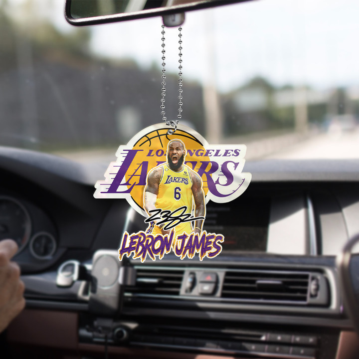 Lebron James Los Angeles Lakers Ornament Decor For Car Mirror And Backpack