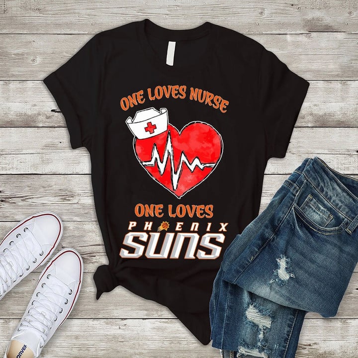One Loves Nurse One Loves Phoenix Suns Print 2D T-Shirt For Women's
