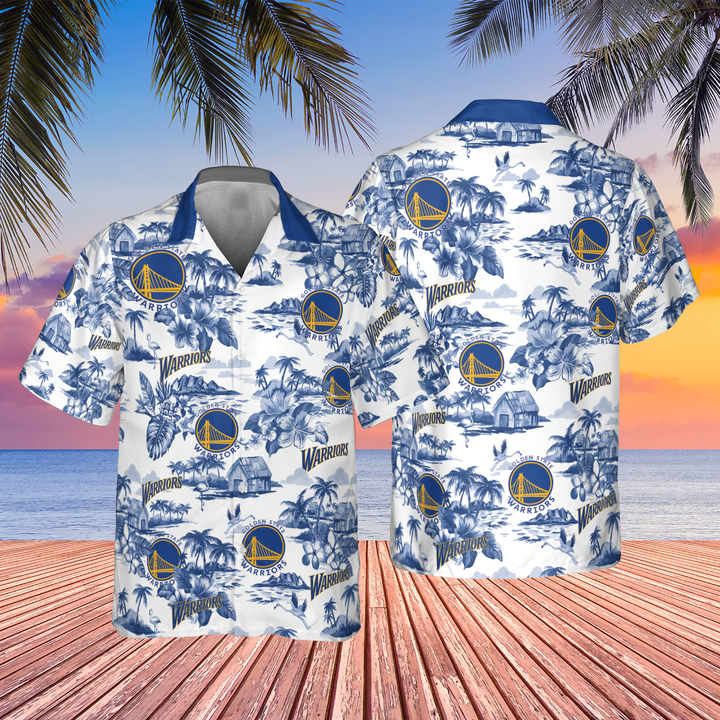 Golden State Warriors - National Basketball Association 2023 AOP Hawaiian Shirt V40