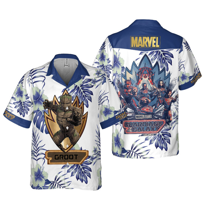 Groot Guardians Of The Galaxy 2023 AOP Hawaiian Shirt