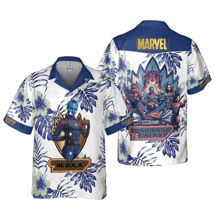 Nebula Guardians Of The Galaxy 2023 AOP Hawaiian Shirt