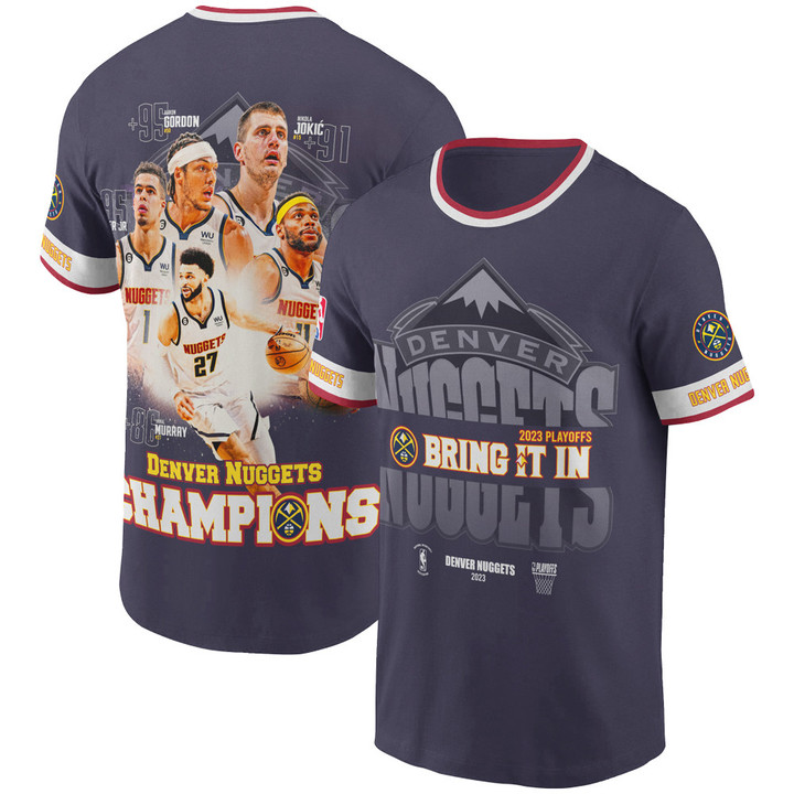 Denver Nuggets - National Basketball Association 2023 AOP T-Shirt V1
