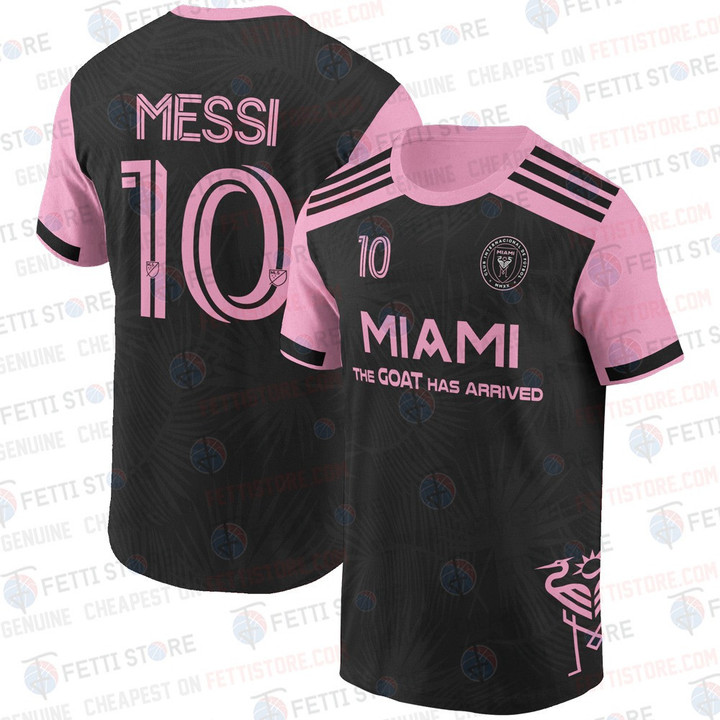 Lionel Messi Miami The GOAT Has Arrived Pattern T-Shirt