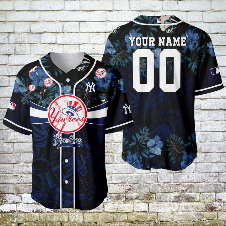 New York Yankees - Major League Baseball Customized AOP Baseball Jersey V4