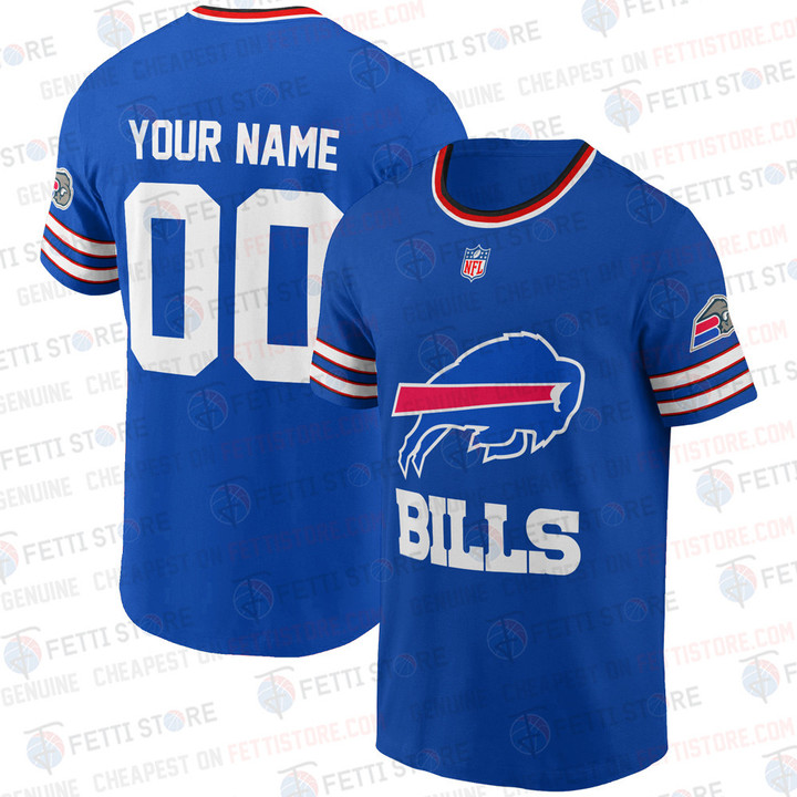 Custom Name Number Buffalo Bills NFL 2023 3D T-Shirt