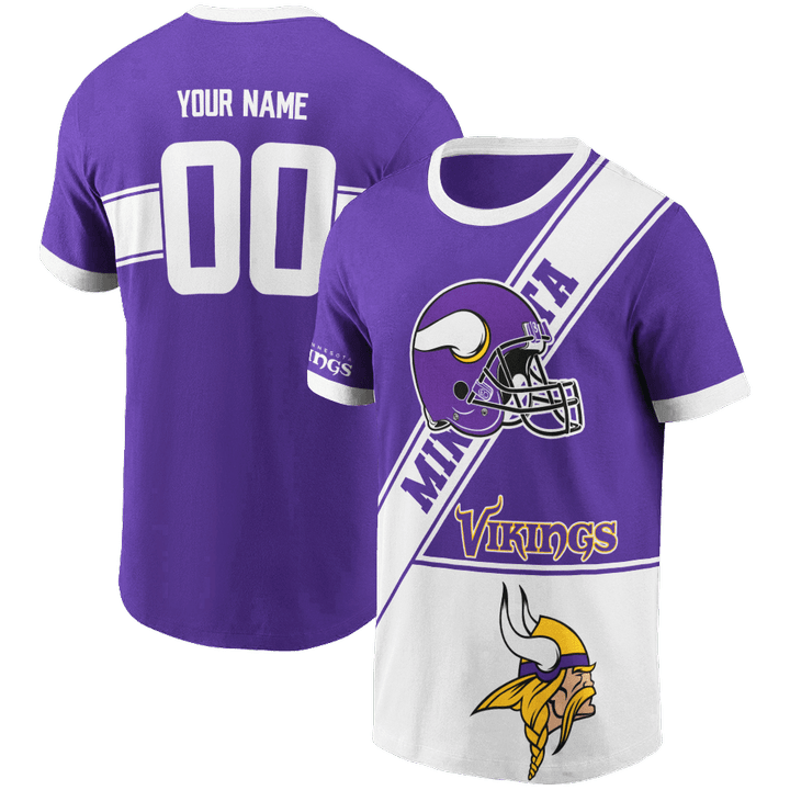 Minnesota Vikings NFL 2023 Custom 3D T-Shirt