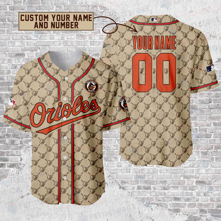 Baltimore Orioles - Major League Baseball Customized AOP Baseball Jersey V7